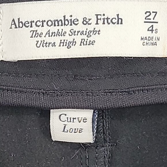 Abercrombie & Fitch Curve Love Vegan Leather Jeans (27 / 4S) - Picture 4 of 9